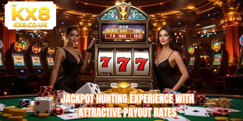 Jackpot hunting experience with attractive payout rates