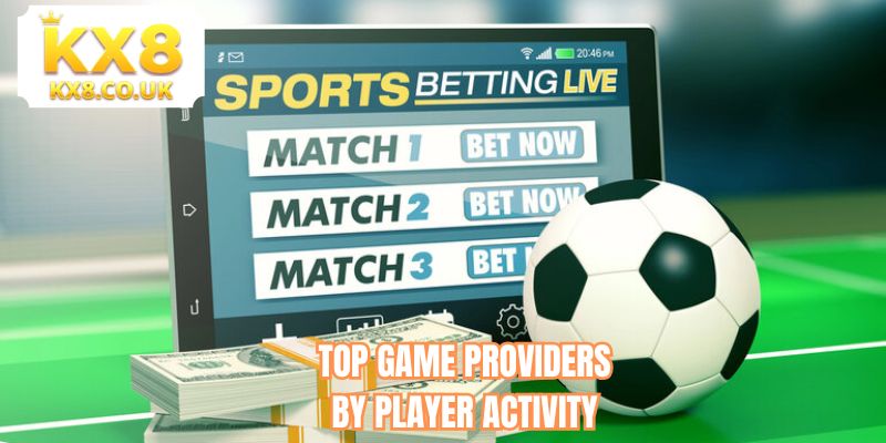 Top game providers by player activity 